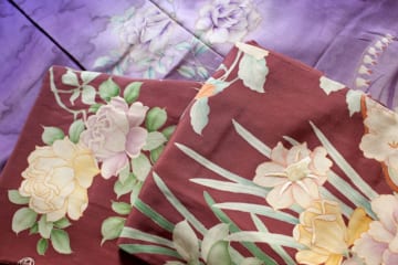大正〜昭和の戦前の着物に咲いた華やかなりし洋の花