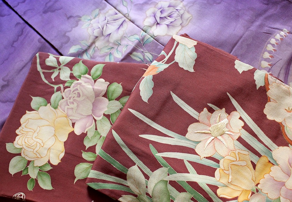 大正〜昭和の戦前の着物に咲いた華やかなりし洋の花