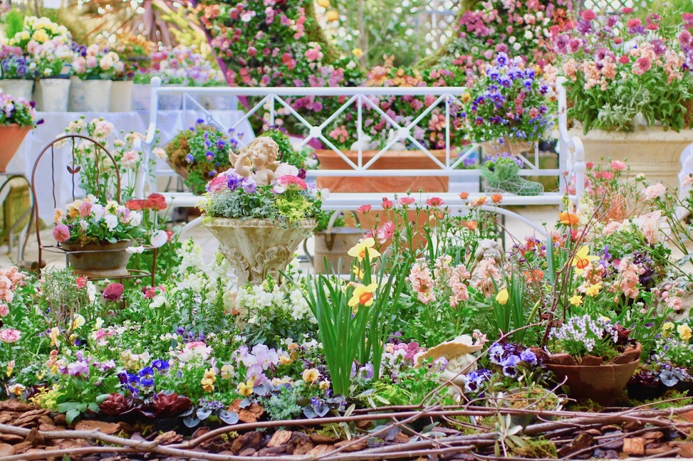 東京・銀座の空中庭園「お買い物の休憩は花咲くおしゃれな庭で」