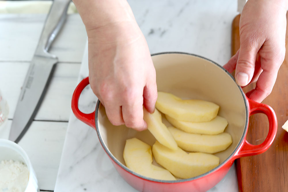 リンゴパンの作り方