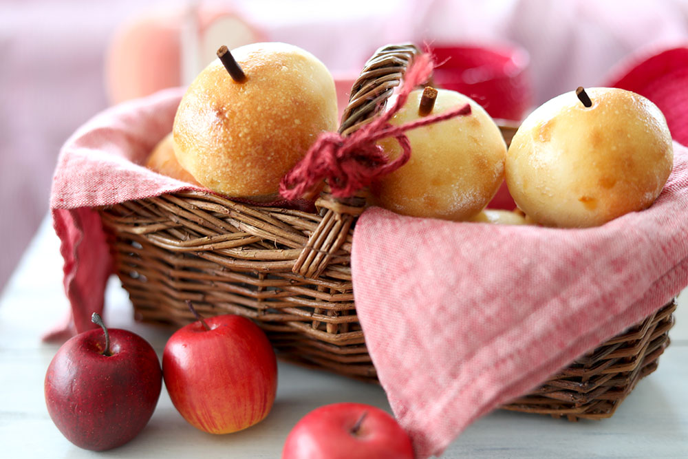 【冬レシピ】見た目もキュート！ ノンシュガー煮リンゴ入りの「手作りリンゴパン」