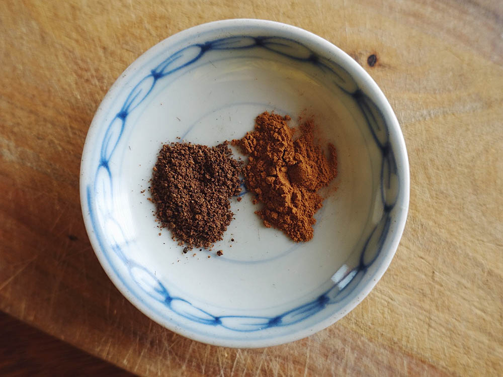 オールスパイスとシナモン