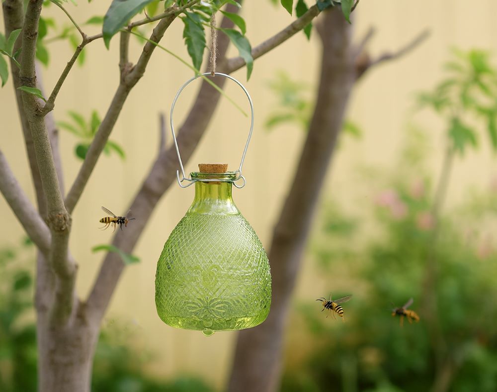 蜂トラップ ハンギング Natural Green 