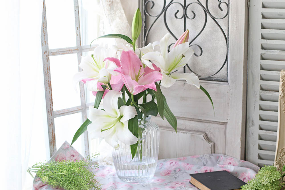 ユリのアレンジ