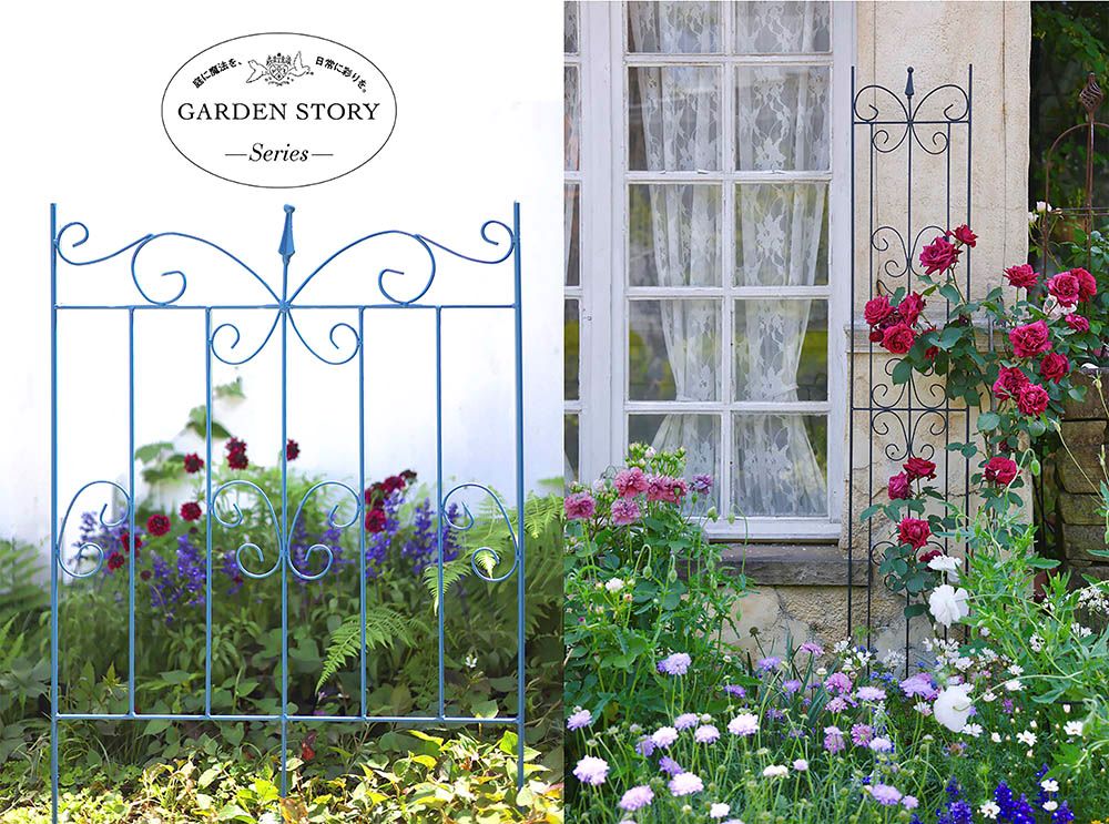 庭が一気に“絵”になる——ガーデンストーリーの【トレリス】【フェンス】活用術|つるバラも小道も、欲しかった景色が今日から作れる!