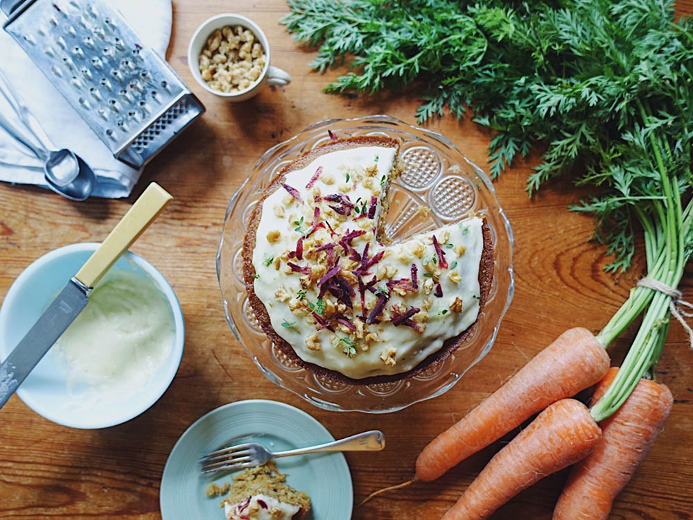 手作りキャロットケーキ