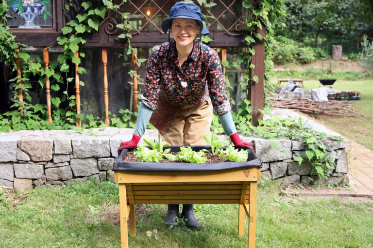 冬野菜を栽培! オランダ発の画期的な畑づくりの手法とは…―女優・黒谷友香の庭づくり時間番外編3