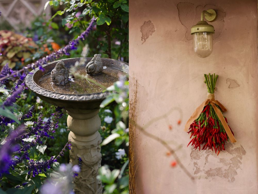 秋の庭オブジェ