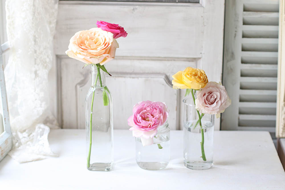 バラのアレンジ