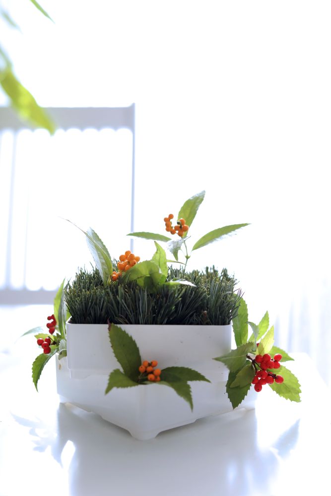 お正月の重箱風アレンジ