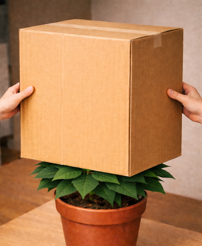 ポインセチアの短日処理