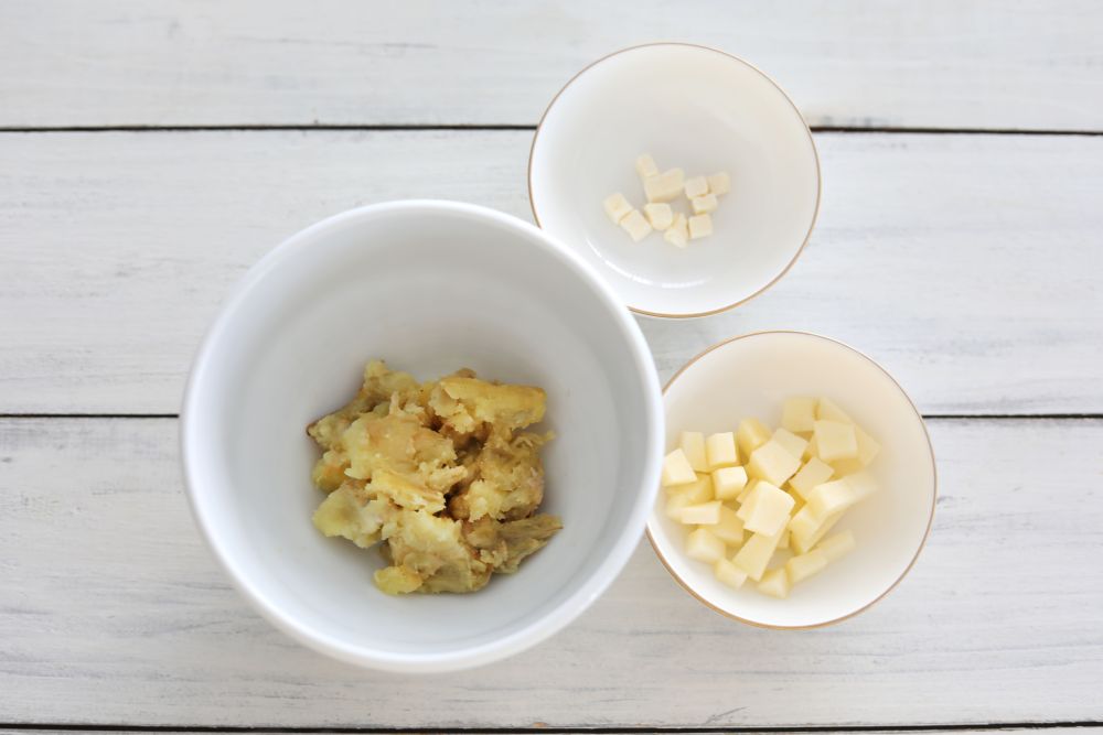 リンゴとサツマイモ