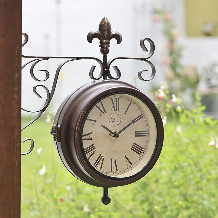 壁掛け時計&温度計（GARDEN STORY Series）