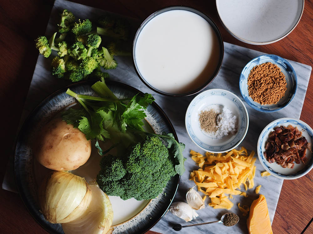 ブロッコリーチェダースープ