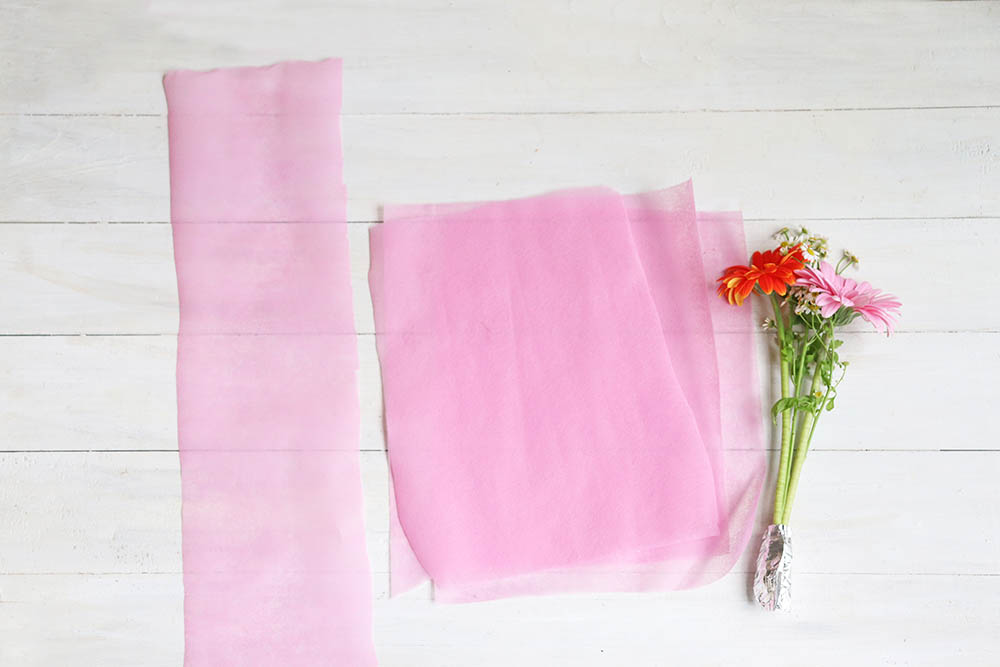 不織布のラッピング