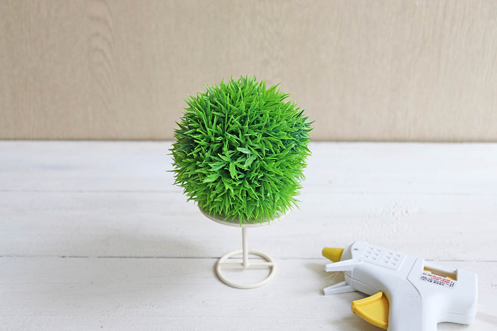 アイアンにグリーンボールを固定