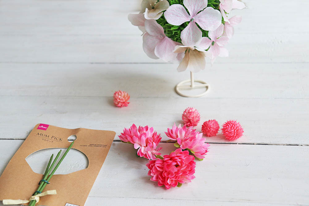 ドライフラワーもつける