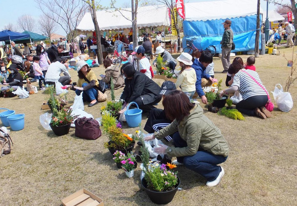 寄せ植え体験