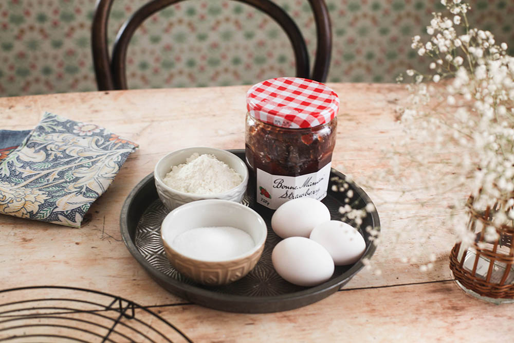 スイスロールの材料