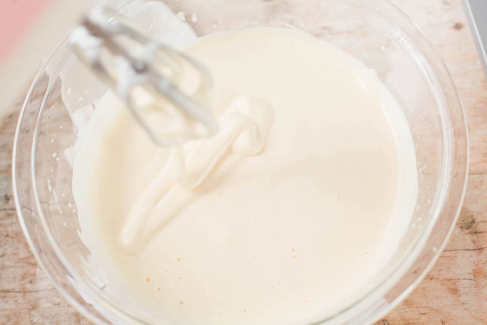 リボン状に落ちる程度が目安