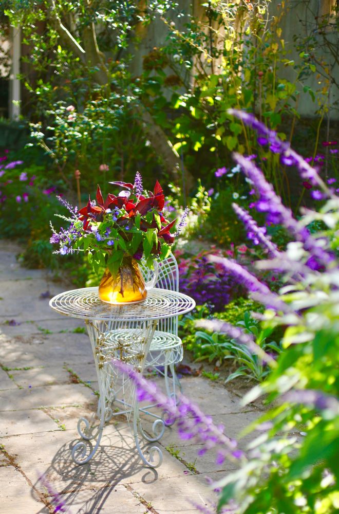 秋の庭花ブーケ