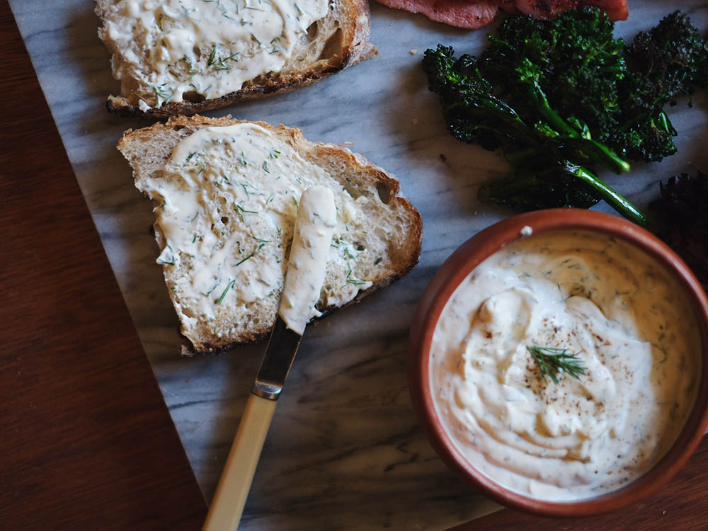 ディルディップを塗る