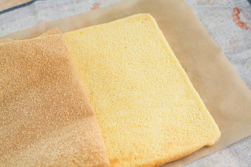 オーブンシートをはがす