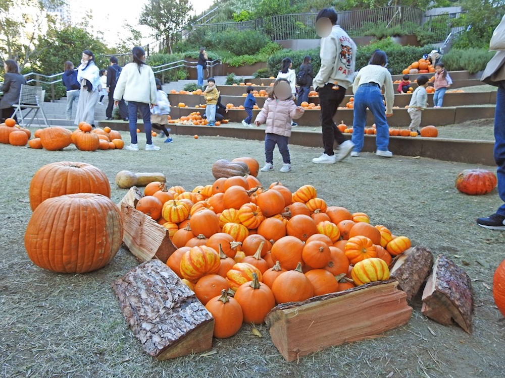 2025年のハロウィンイベント『やきいも広場』の様子。
